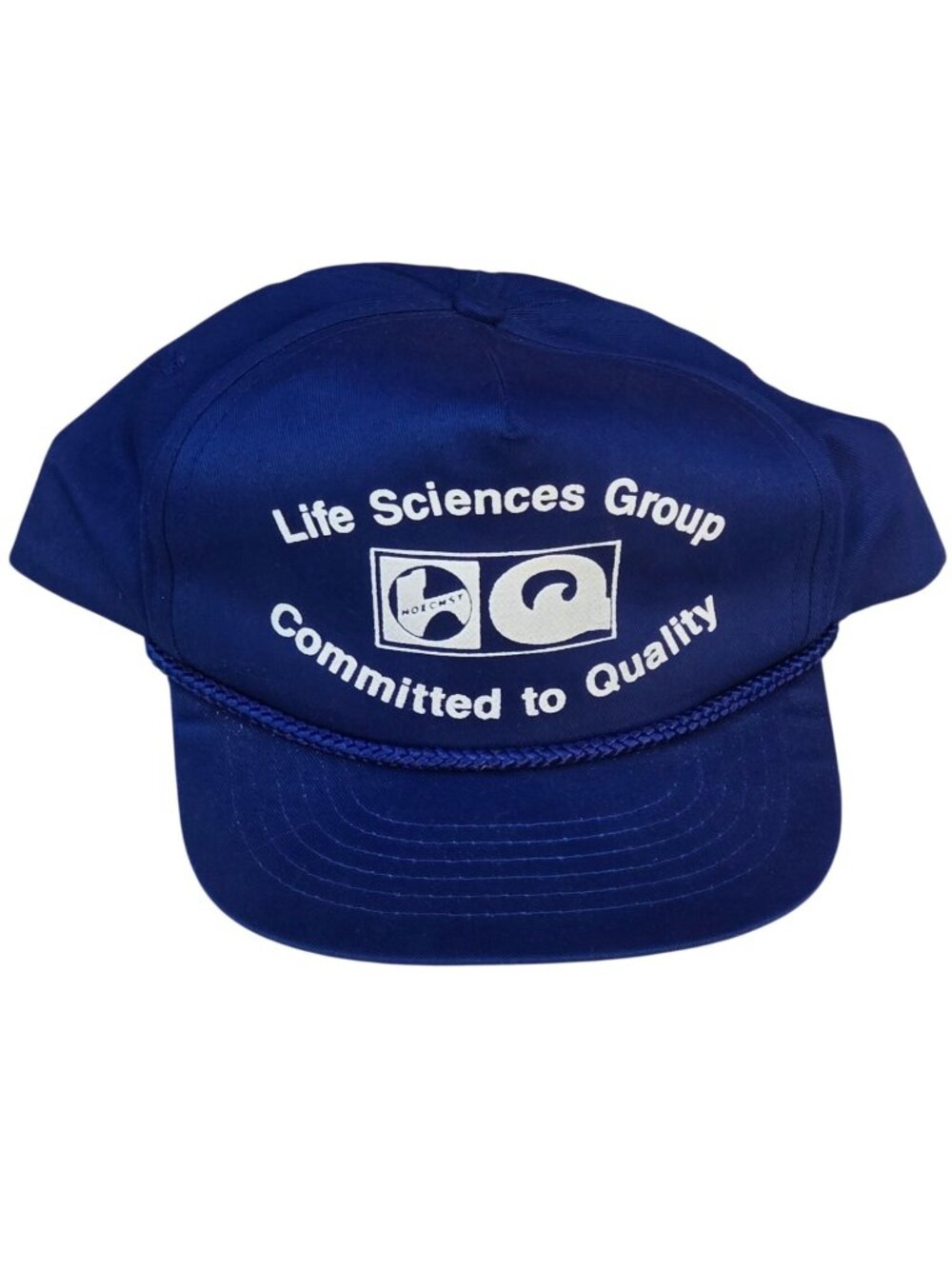 Life Sciences Group Blue Snapback Hat Committed To Quality Promo Cap